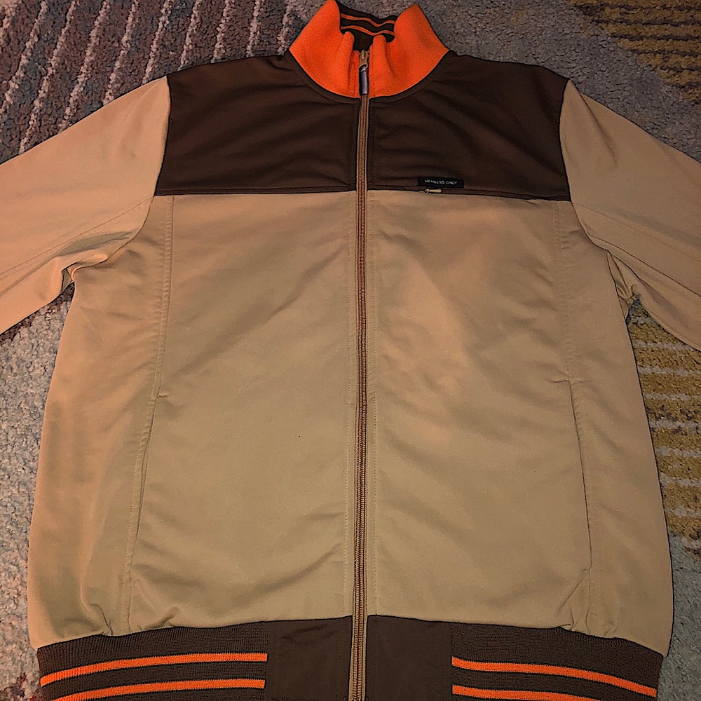 Members Only Jacket Beige/Brown/Orange